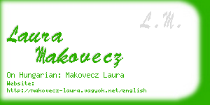laura makovecz business card